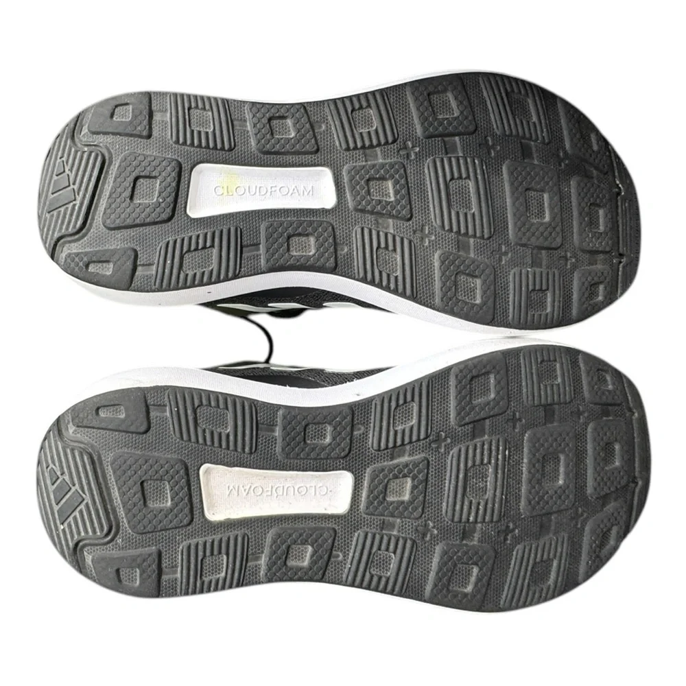 Adidas Fortarun 2.0 Black White Kids/Womens Athletic Shoes Cloudfoam SZ …